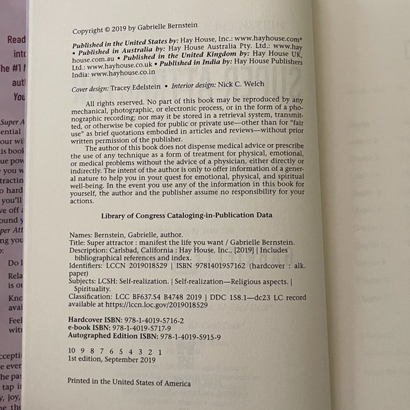 Super Attractor By Gabrielle Bernstein Hard Cover Book and Cards Set - Picture 7 of 7